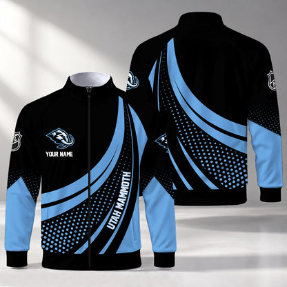 [SUPER SALE] NEW CUSTOMIZED NHL30 UTAH MAMMOTH STAND COLLAR JACKET