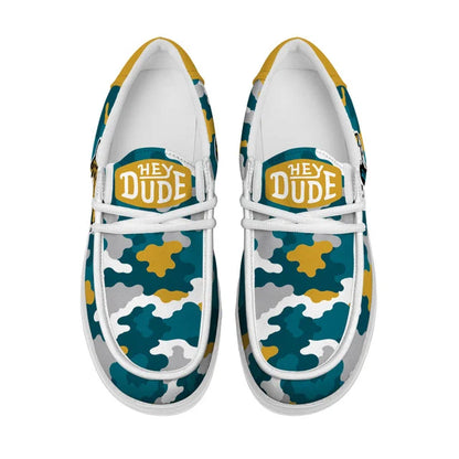[SPECIAL OFFER] NEW CUSTOMIZED NFL30 JSJ JACKSONVILLE JAGUARS LOAFER SHOES