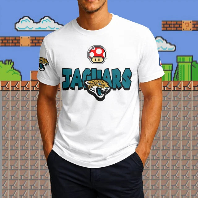 [SPECIAL OFFER] NEW CUSTOMIZED NFL30 JSJ JACKSONVILLE JAGUARS SUPER MARIO T-SHIRT, HOODIE, ZIP HOODIE