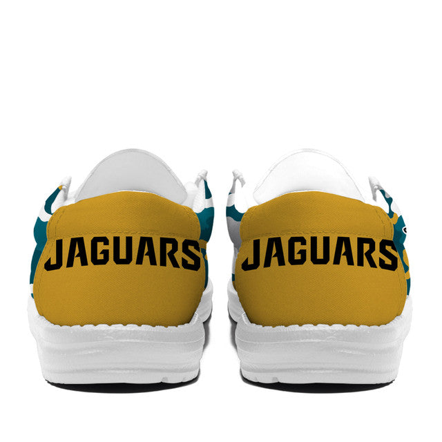 [SPECIAL OFFER] NEW CUSTOMIZED NFL30 JSJ JACKSONVILLE JAGUARS LOAFER SHOES