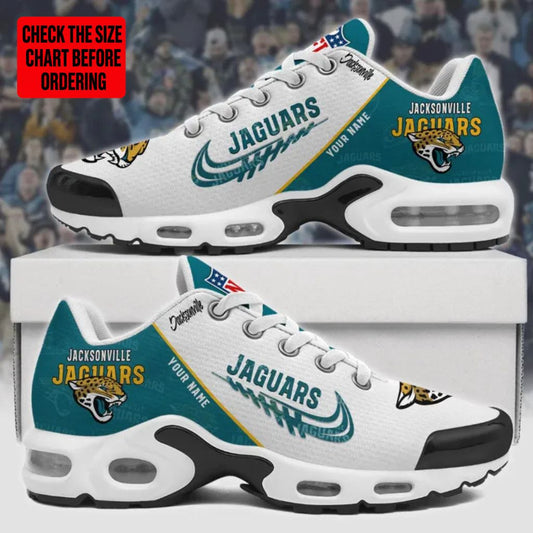 [SPECIAL OFFER] NEW CUSTOMIZED NFL30 JSJ JACKSONVILLE JAGUARS AIR MAX PLUS SNEAKERS