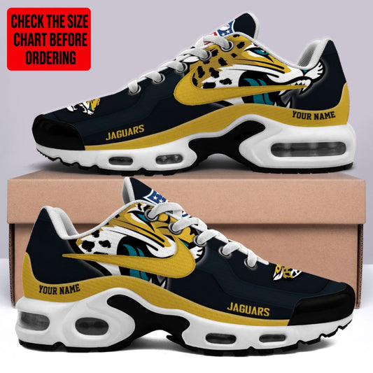 [SPECIAL OFFER] NEW CUSTOMIZED NFL30 JSJ JACKSONVILLE JAGUARS AIR MAX PLUS SNEAKERS