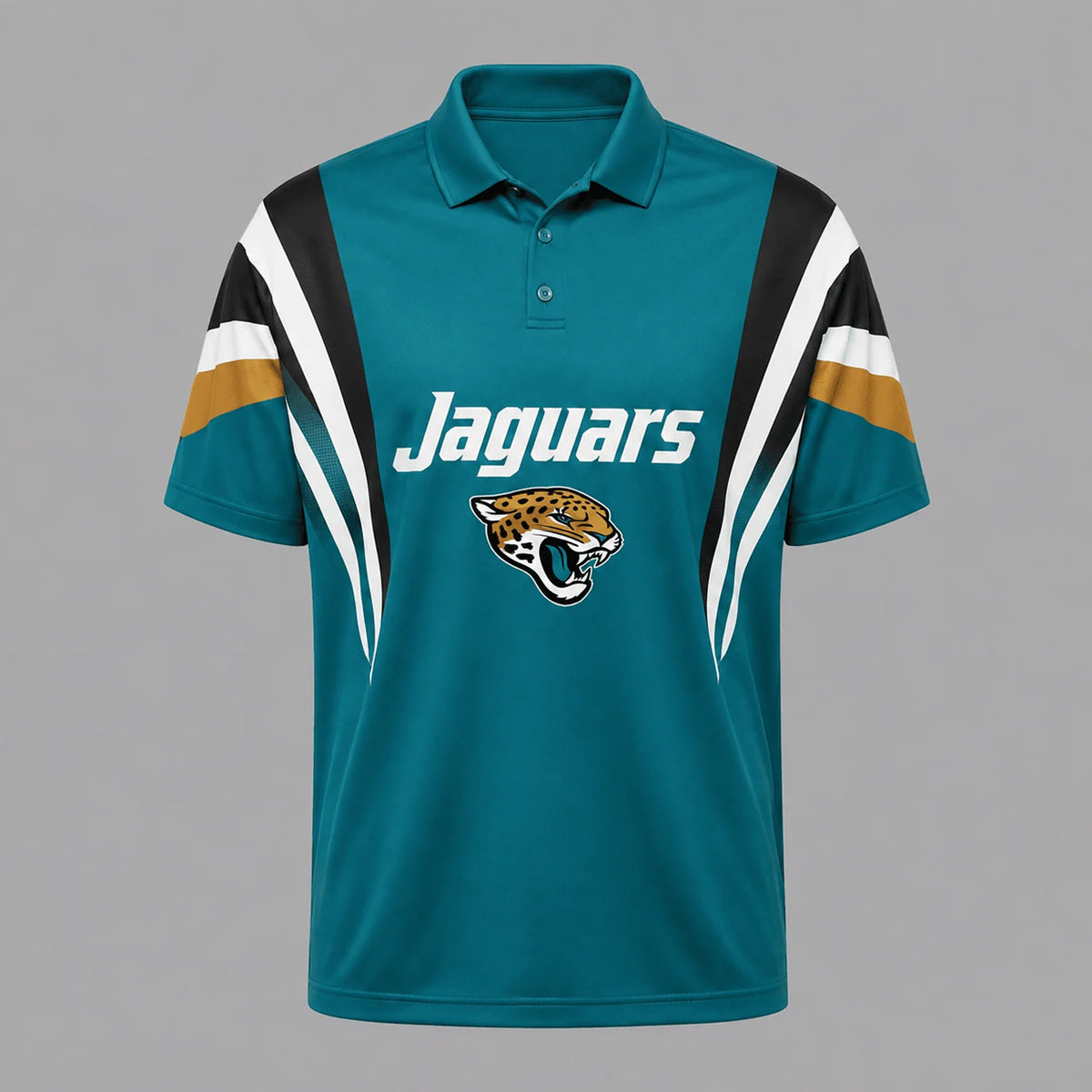 [SPECIAL OFFER] NEW CUSTOMIZED NFL30 JSJ JACKSONVILLE JAGUARS POLO SHIRT