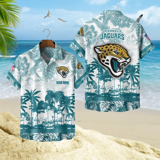 [SPECIAL OFFER] NEW CUSTOMIZED NFL30 JSJ JACKSONVILLE JAGUARS UNISEX HAWAIIAN SHIRT