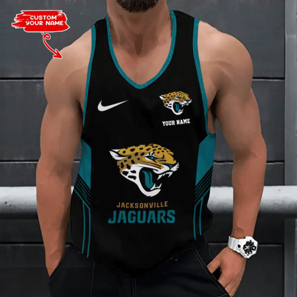 LIMITED EDITION - NEW CUSTOMIZED NFL30 JSJ JACKSONVILLE JAGUARS UNISEX TANK TOP