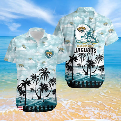 [SPECIAL OFFER] NEW CUSTOMIZED NFL30 JSJ JACKSONVILLE JAGUARS UNISEX HAWAIIAN SHIRT