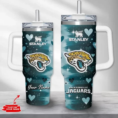 [SPECIAL OFFER] NEW CUSTOMIZED NFL30 JSJ JACKSONVILLE JAGUARS HALLOWEEN  40OZ TUMBLER