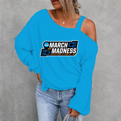 [FAN FAVORITE] NEW CUSTOMIZED NCAA MAM31 MAM MARCH MADNESS DROP SHOULDER SWEATSHIRT
