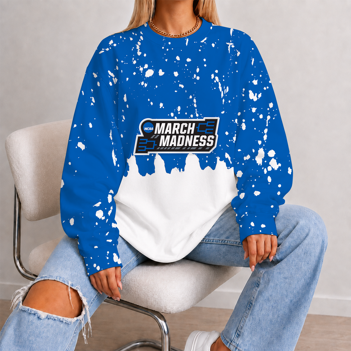 [FAN FAVORITE] NEW CUSTOMIZED NCAA MAM31 MAM MARCH MADNESS STRAPPY UNISEX SWEATSHIRT