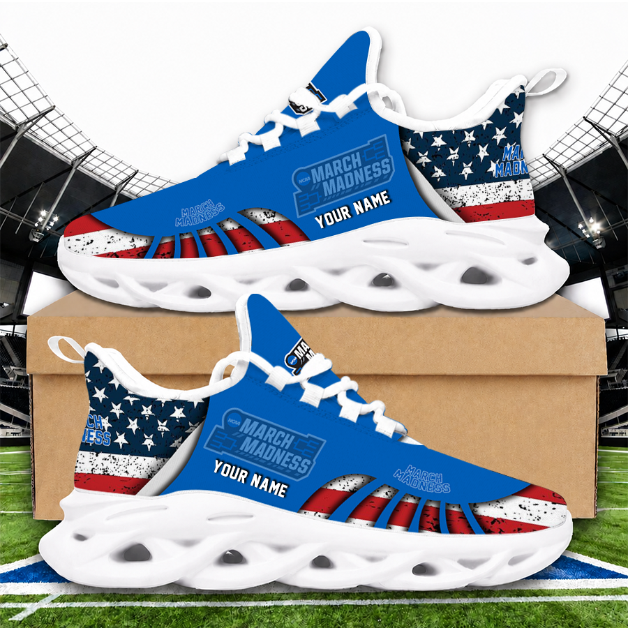 [FAN FAVORITE] NEW CUSTOMIZED NCAA MAM31 MAM MARCH MADNESS STRAPPY UNISEX CLUNKY SNEAKERS