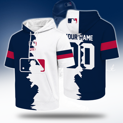 [FLASH SALE] NEW CUSTOMIZED MLB31 MAJOR LEAGUE BASEBALL SHORT SLEEVE HOODIE