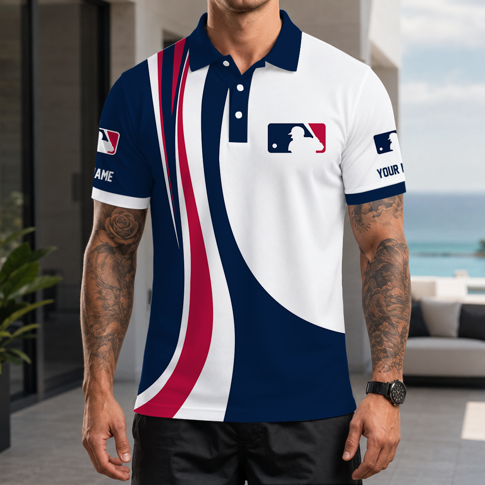 [FLASH SALE] NEW CUSTOMIZED MLB31 MAJOR LEAGUE BASEBALL POLO SHIRT