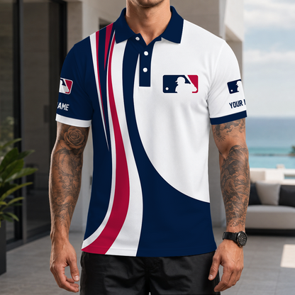 [FLASH SALE] NEW CUSTOMIZED MLB31 MAJOR LEAGUE BASEBALL POLO SHIRT