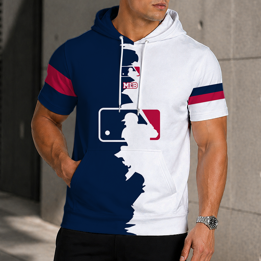 [FLASH SALE] NEW CUSTOMIZED MLB31 MAJOR LEAGUE BASEBALL SHORT SLEEVE HOODIE