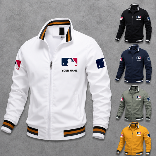 [FLASH SALE] NEW CUSTOMIZED MLB31 MAJOR LEAGUE BASEBALL MULTICOLOR MEN'S CASUAL JACKET