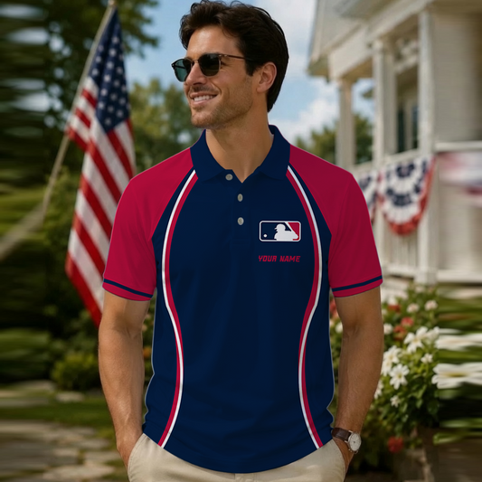 [FLASH SALE] NEW CUSTOMIZED MLB31 MAJOR LEAGUE BASEBALL POLO SHIRT