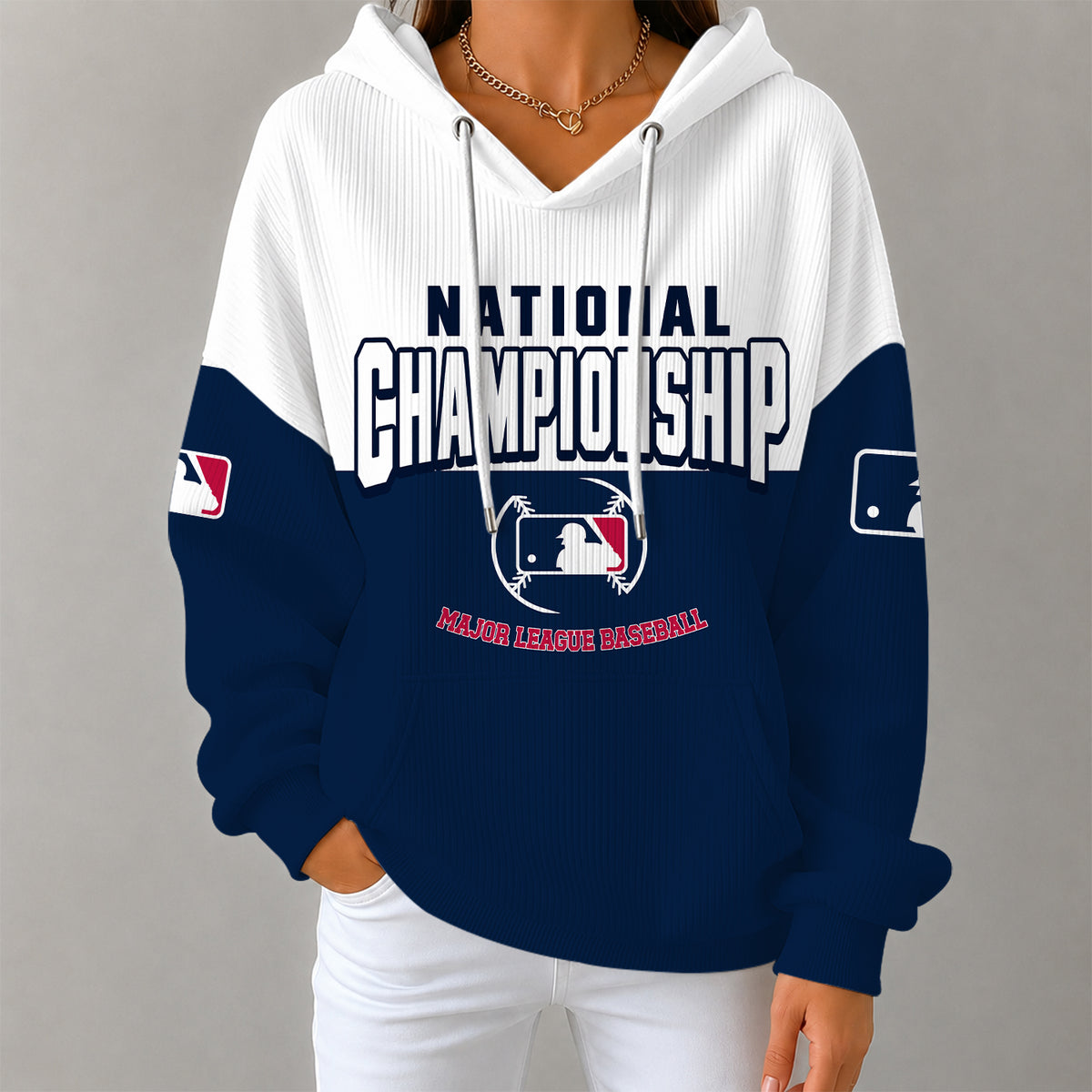[FLASH SALE] NEW CUSTOMIZED MLB31 MAJOR LEAGUE BASEBALL RIBBED HOODIE & SWEATSHIRT