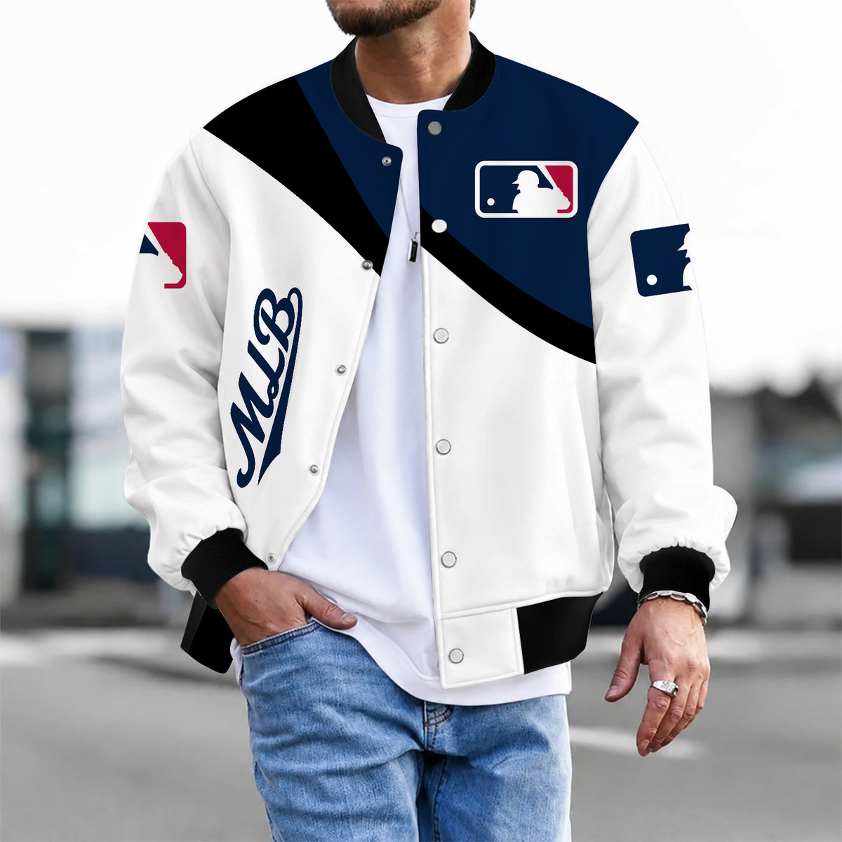 [FLASH SALE] NEW CUSTOMIZED MLB31 MAJOR LEAGUE BASEBALL SATIN VARSITY & BASEBALL JACKET
