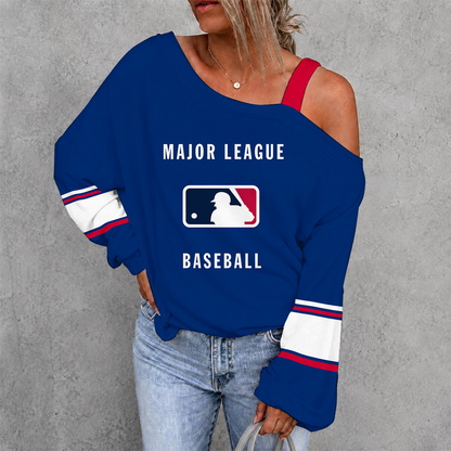 [FLASH SALE] NEW CUSTOMIZED MLB31 MAJOR LEAGUE BASEBALL DROP SHOULDER SWEATSHIRT