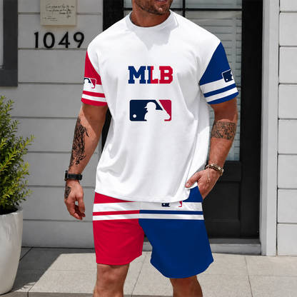 [FLASH SALE] NEW CUSTOMIZED MLB31 MAJOR LEAGUE BASEBALL UNISEX T-SHIRT & SHORTS SET