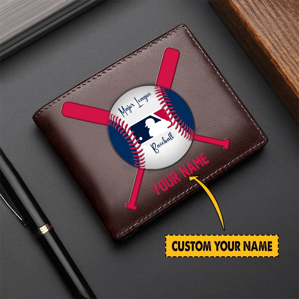 [FLASH SALE] NEW CUSTOMIZED MLB31 MAJOR LEAGUE BASEBALL LEATHER WALLET