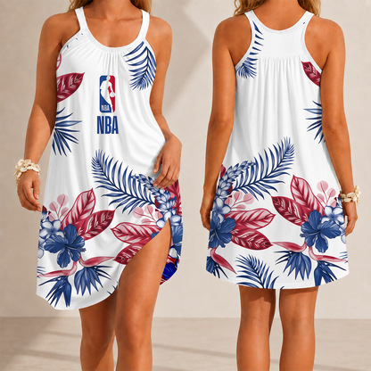 [HOT DEAL] NEW CUSTOMIZED NBA31 NATIONAL BASKETBALL ASSOCIATION CAMISOLE DRESS