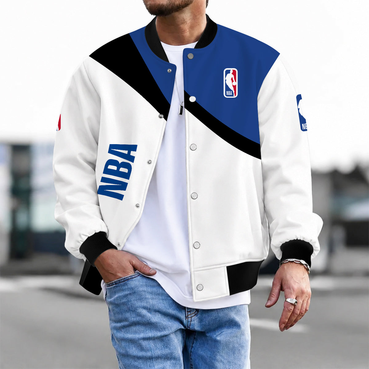 [HOT DEAL] NEW CUSTOMIZED NBA31 NATIONAL BASKETBALL ASSOCIATION BASEBALL JACKET, SATIN VARSITY JACKET