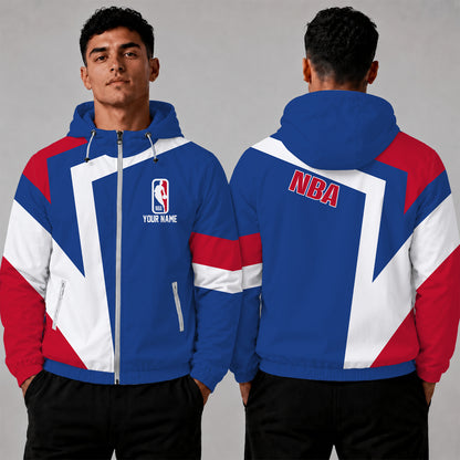 [HOT DEAL] NEW CUSTOMIZED NBA31 NATIONAL BASKETBALL ASSOCIATION WINDBREAKER JACKET