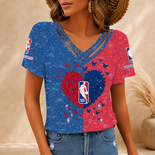 [HOT DEAL] NEW CUSTOMIZED NBA31 NATIONAL BASKETBALL ASSOCIATION V-NECK SHIRT