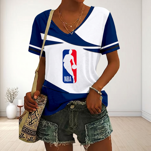 [HOT DEAL] NEW CUSTOMIZED NBA31 NATIONAL BASKETBALL ASSOCIATION V-NECK FEMALE SHIRT