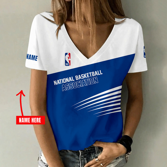 [HOT DEAL] NEW CUSTOMIZED NBA31 NATIONAL BASKETBALL ASSOCIATION V-NECK FEMALE SHIRT