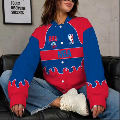 [HOT DEAL] NEW CUSTOMIZED NBA31 NATIONAL BASKETBALL ASSOCIATION BASEBALL JACKET, SATIN VARSITY JACKET