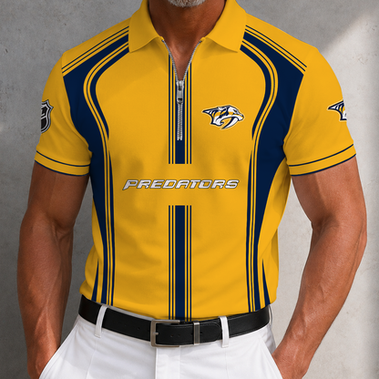 [SUPER SALE] NEW CUSTOMIZED NHL31 NVP NASHVILLE PREDATORS POLO SHIRT