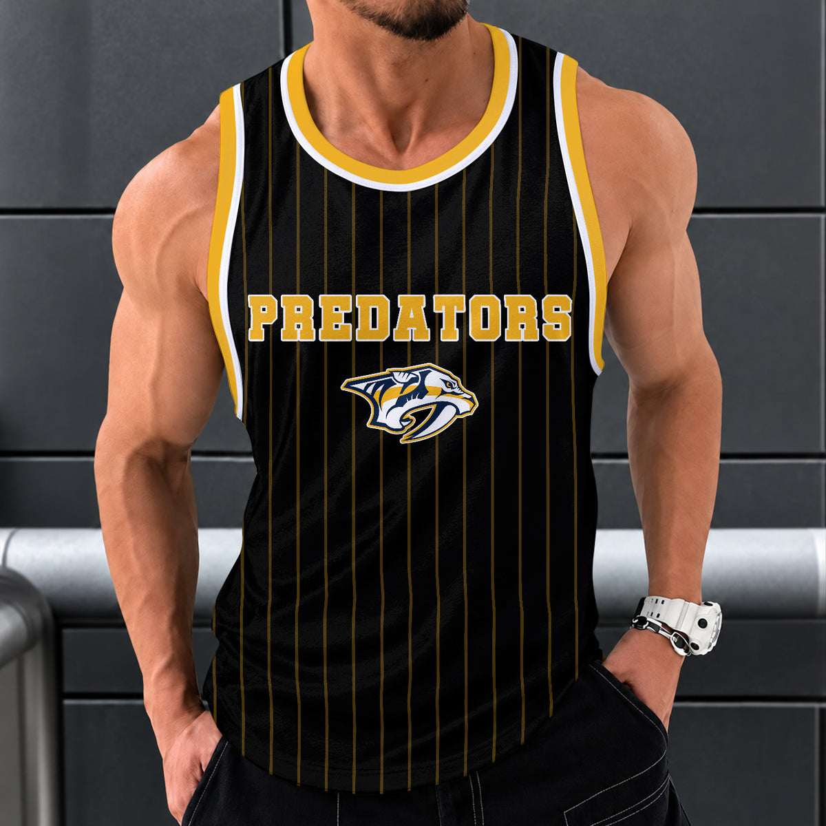 [SUPER SALE] NEW CUSTOMIZED NHL31 NVP NASHVILLE PREDATORS UNISEX TANK TOP