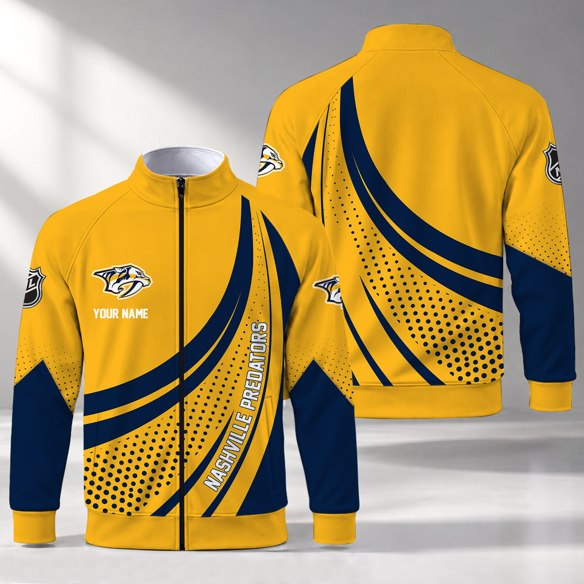[SUPER SALE] NEW CUSTOMIZED NHL31 MLB MAJOR LEAGUE BASEBALL STAND COLLAR JACKET