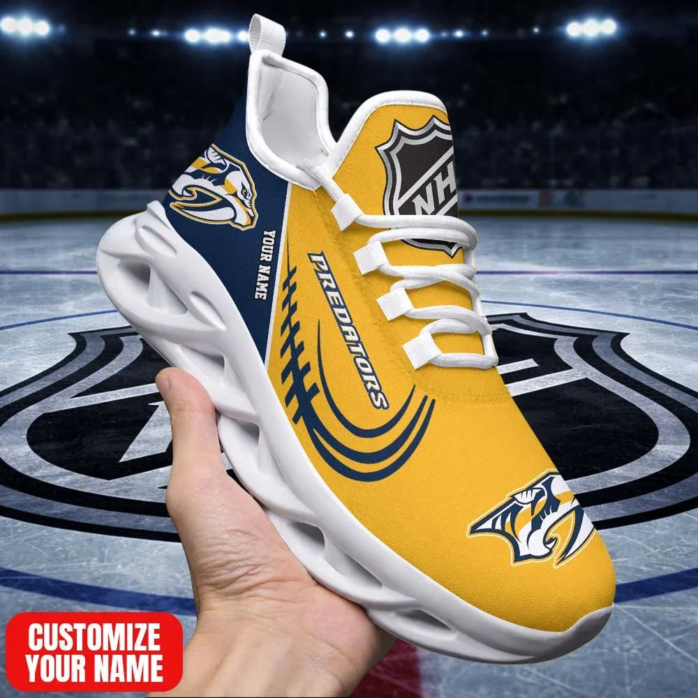 [SUPER SALE] NEW CUSTOMIZED NHL31 NVP NV PREDATORS PREMIUM CLUNKY SNEAKERS