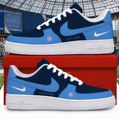 [SPECIAL OFFER] NEW CUSTOMIZED NFL31 TST TENNESSEE TITANS AF1 SHOES