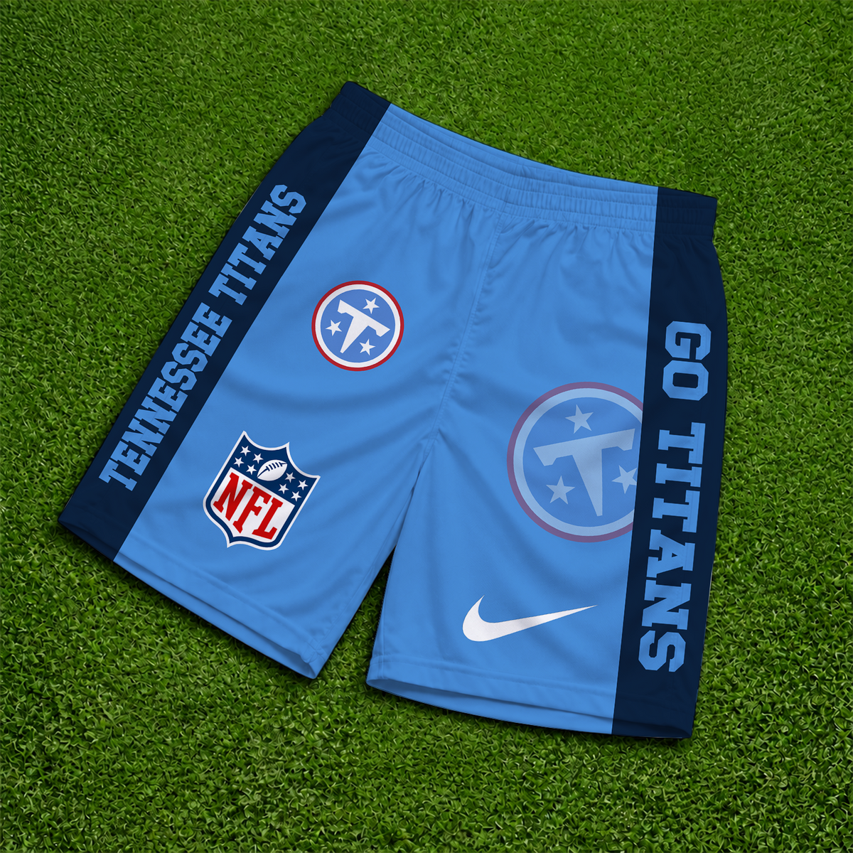 [SPECIAL OFFER] NEW CUSTOMIZED NFL31 TST TENNESSEE TITANS SHORT PANTS