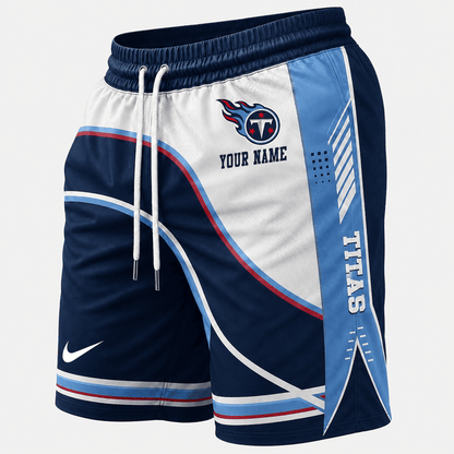 [SPECIAL OFFER] NEW CUSTOMIZED NFL31 TST TENNESSEE TITANS SHORT PANTS