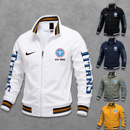 [SPECIAL OFFER] NEW CUSTOMIZED NFL31 TST TENNESSEE TITANS MEN'S CASUAL JACKET