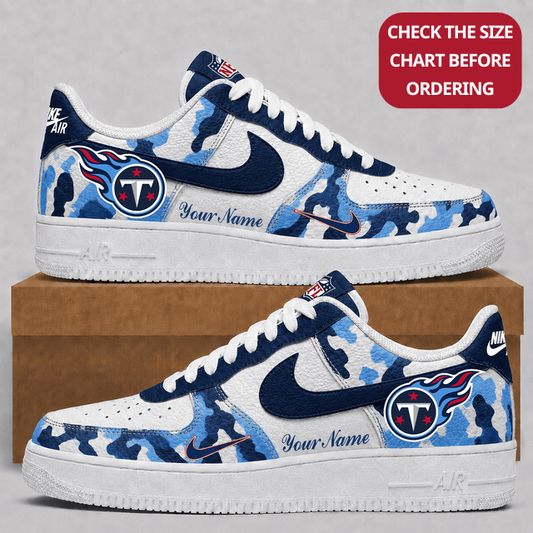 [SPECIAL OFFER] NEW CUSTOMIZED NFL31 TST TENNESSEE TITANS AF1 SHOES