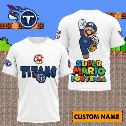 [SPECIAL OFFER] NEW CUSTOMIZED NFL31 TST TENNESSEE TITANS SUPER MARIO T-SHIRT, HOODIE, ZIP HOODIE