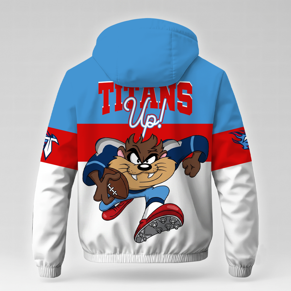 [SPECIAL OFFER] NEW CUSTOMIZED NFL31 TST TENNESSEE TITANS WINDBREAKER JACKET