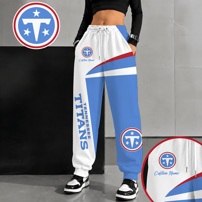 [SPECIAL OFFER] NEW CUSTOMIZED NFL31 TST TENNESSEE TITANS SWEATPANTS
