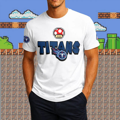 [SPECIAL OFFER] NEW CUSTOMIZED NFL31 TST TENNESSEE TITANS SUPER MARIO T-SHIRT, HOODIE, ZIP HOODIE