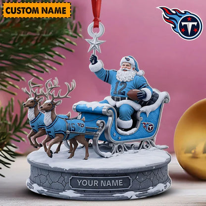 [SPECIAL OFFER] NEW CUSTOMIZED NFL31 TST TENNESSEE TITANS CHRISTMAS ACRYLIC ORNAMENT