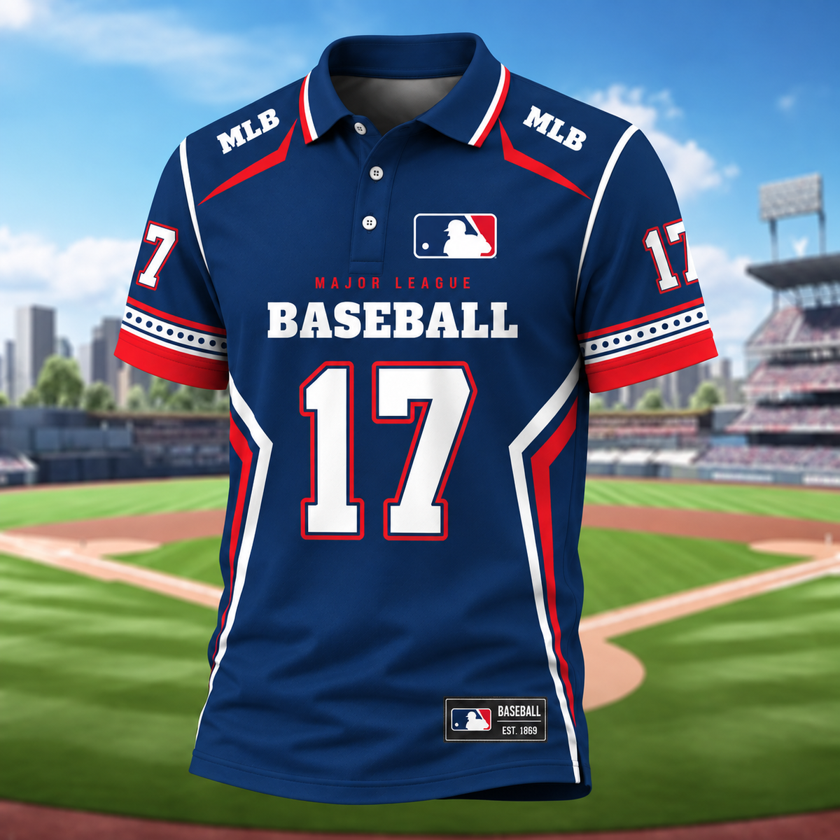 [FLASH SALE] NEW CUSTOMIZED MLB31 MAJOR LEAGUE BASEBALL POLO SHIRT