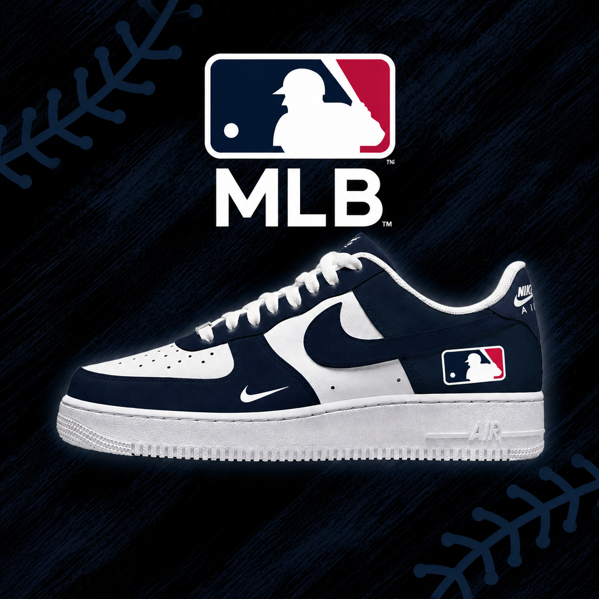 [FLASH SALE] NEW CUSTOMIZED MLB31 MAJOR LEAGUE BASEBALL AF1 SHOES