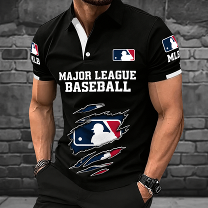 [FLASH SALE] NEW CUSTOMIZED MLB31 MAJOR LEAGUE BASEBALL POLO SHIRT