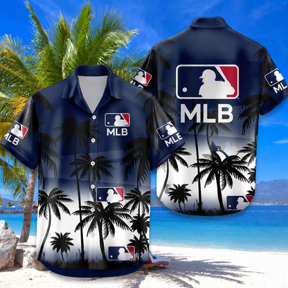 [FLASH SALE] NEW CUSTOMIZED MLB31 MAJOR LEAGUE BASEBALL UNISEX HAWAIIAN SHIRT & SHORTS SET